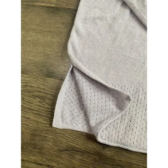 Barefoot Dreams CozyChic Ultra Lite Pointelle Hoodie Sweater Soft Violet size XL - Picture 8 of 12